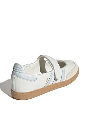 Женские кеды Adidas SAMBA JANE кожаные белые - фото 2 - Miraton