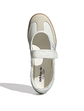 Женские кеды Adidas SAMBA JANE кожаные белые - фото 4 - Miraton