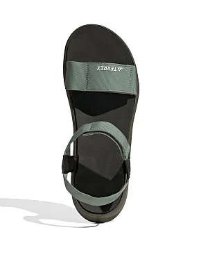 Мужские сандалии Adidas TERREX HYDROTERRA LIGHT текстильные зеленые - фото 1 - Miraton