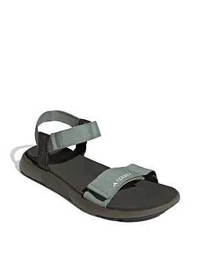 Мужские сандалии Adidas TERREX HYDROTERRA LIGHT текстильные зеленые - фото 3 - Miraton