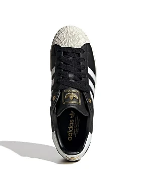 Мужские кеды Adidas SUPERSTAR II кожаные черные - фото 5 - Miraton