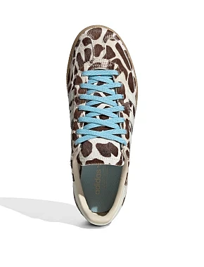 Женские кеды Adidas HANDBALL SPEZIAL кожаные бежевые - фото 2 - Miraton