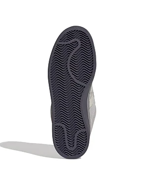 Мужские кеды Adidas CAMPUS кожаные серые - фото 5 - Miraton