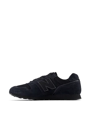 Мужские кроссовки New Balance M373253 замшевые черные - фото 1 - Miraton