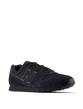 Мужские кроссовки New Balance M373253 замшевые черные - фото 2 - Miraton