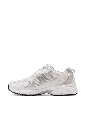 Женские кроссовки New Balance MR530EMA из экокожи белые - фото 1 - Miraton
