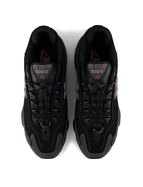 Мужские кроссовки New Balance U100010A из экокожи черные - фото 5 - Miraton