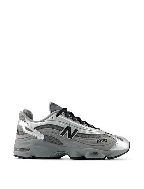 Мужские кроссовки New Balance U10007RF из экокожи серые - фото  - Miraton