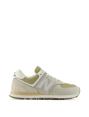 Жіночі кросівки New Balance U5748DF з нубуку бежеві - фото  - Miraton