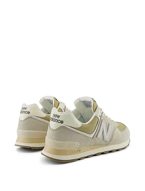 Жіночі кросівки New Balance U5748DF з нубуку бежеві - фото 2 - Miraton