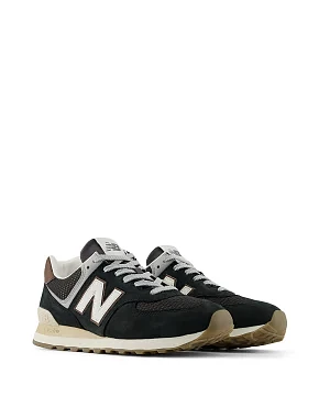 Мужские кроссовки New Balance U5748SB замшевые черные - фото 1 - Miraton