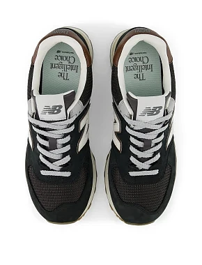 Мужские кроссовки New Balance U5748SB замшевые черные - фото 4 - Miraton