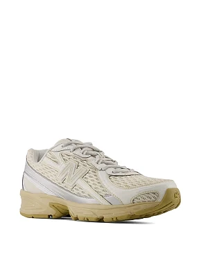Женские кроссовки New Balance U7403OO из экокожи бежевые - фото 2 - Miraton