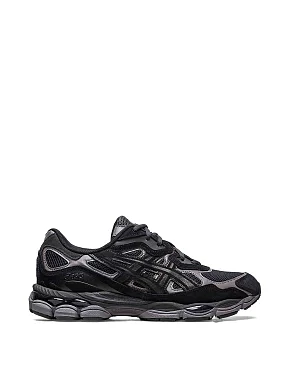 Мужские кроссовки Asics GEL-NYC из экокожи черные - фото  - Miraton
