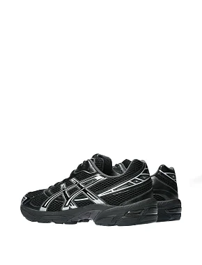 Мужские кроссовки Asics GEL-1130 из экокожи черные - фото 3 - Miraton