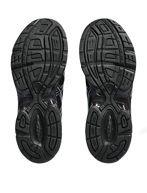 Мужские кроссовки Asics GEL-1130 из экокожи черные - фото 4 - Miraton