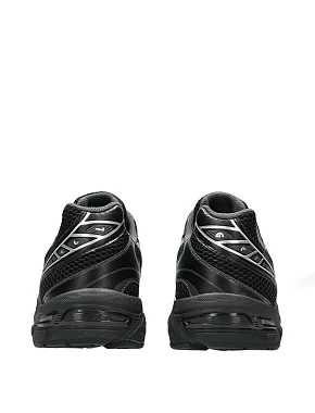 Мужские кроссовки Asics GEL-1130 из экокожи черные - фото 6 - Miraton