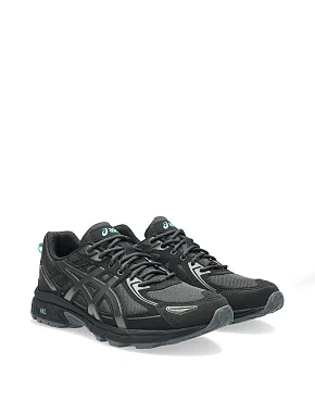 Мужские кроссовки Asics GEL-VENTURE 6 из экокожи черные - фото 2 - Miraton