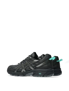 Мужские кроссовки Asics GEL-VENTURE 6 из экокожи черные - фото 3 - Miraton