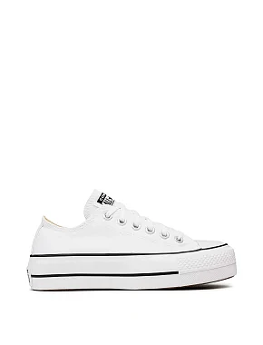Жіночі кеди Converse Chuck Taylor All Star Lift текстильні білі - фото  - Miraton