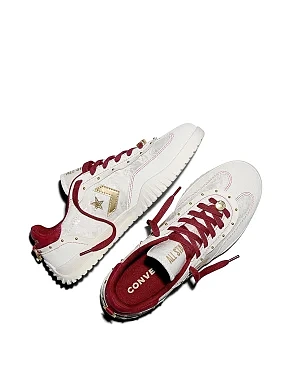 Женские кеды Converse Run Star Trainer замшевые бежевые - фото 4 - Miraton