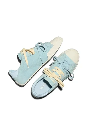 Жіночі кеди Converse Chuck Taylor Lo замшеві блакитні - фото 3 - Miraton