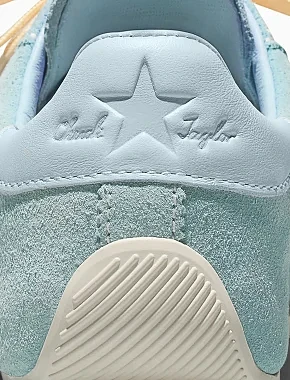 Жіночі кеди Converse Chuck Taylor Lo замшеві блакитні - фото 6 - Miraton