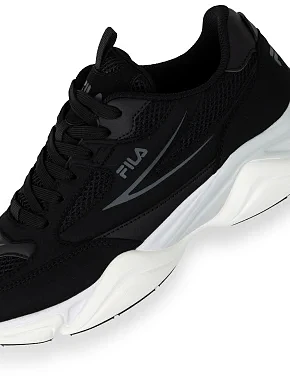 Чоловічі кросівки FILA RECADE S з екошкіри чорні - фото 4 - Miraton