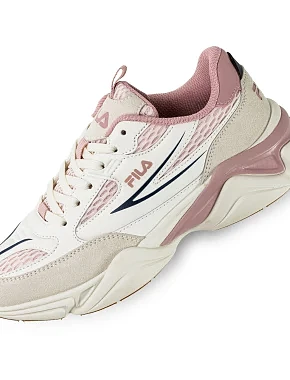 Женские кроссовки FILA RECADE из экокожи бежевые - фото 5 - Miraton