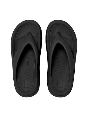 Женские шлепанцы FILA SUPERBUBBLE резиновые черные - фото 3 - Miraton