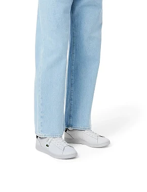 Мужские кеды Lacoste CARNABY кожаные белые - фото 6 - Miraton