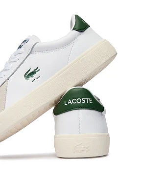 Жіночі кеди Lacoste BASESHOT шкіряні білі - фото 5 - Miraton