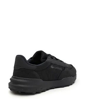 Мужские кроссовки Lacoste ELITE ACTIVE замшевые черные - фото 3 - Miraton