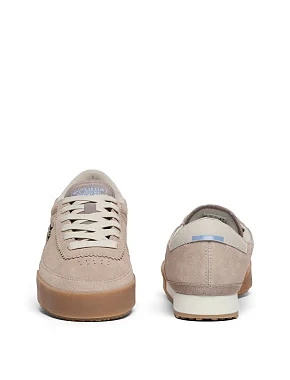 Жіночі кросівки Lacoste AURA замшеві бежеві - фото 4 - Miraton