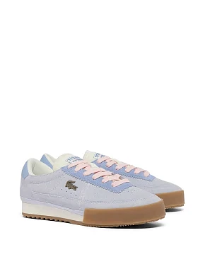 Жіночі кросівки Lacoste AURA замшеві блакитні - фото 1 - Miraton