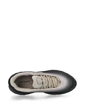 Чоловічі кросівки Lacoste SPINOR текстильні сірі - фото 4 - Miraton