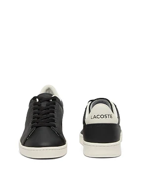 Мужские кеды Lacoste CARNABY кожаные черные - фото 4 - Miraton