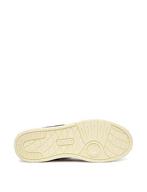 Мужские кеды Lacoste T-CLIP кожаные молочного цвета - фото 4 - Miraton