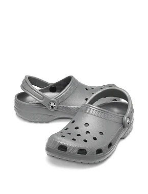 Чоловічі сабо Crocs Classic Clog гумові сірі - фото 2 - Miraton