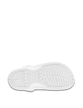 Женские сабо Crocs Classic Clog резиновые белые - фото 3 - Miraton