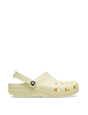 Женские сабо Crocs Classic Clog резиновые молочного цвета - фото  - Miraton