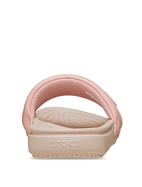 Женские шлепанцы Crocs All Day Slide из экокожи розовые - фото 6 - Miraton