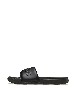 Мужские шлепанцы Crocs All Day Slide из экокожи черные - фото 1 - Miraton