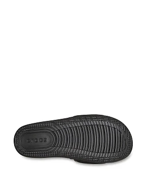 Мужские шлепанцы Crocs All Day Slide из экокожи черные - фото 4 - Miraton