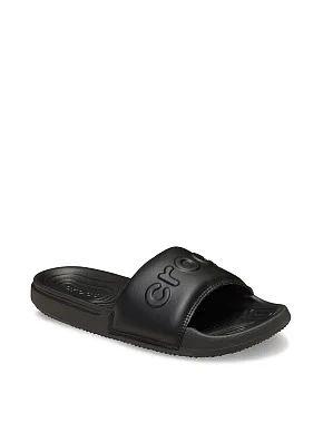 Мужские шлепанцы Crocs All Day Slide из экокожи черные - фото 5 - Miraton