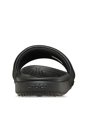 Мужские шлепанцы Crocs All Day Slide из экокожи черные - фото 6 - Miraton