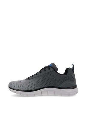 Мужские кроссовки Skechers TRACK текстильные серые - фото 1 - Miraton