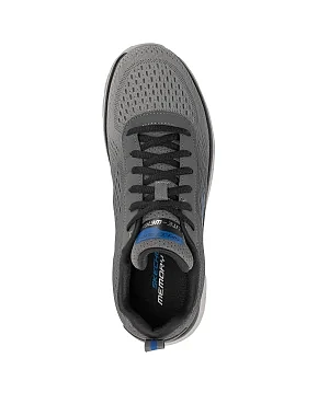 Мужские кроссовки Skechers TRACK текстильные серые - фото 4 - Miraton