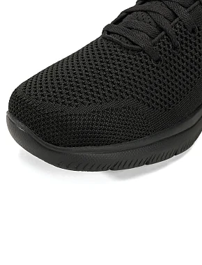 Мужские кроссовки Skechers TRACK текстильные черные - фото 6 - Miraton