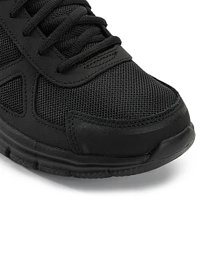 Чоловічі кросівки Skechers TRACK текстильні чорні - фото 6 - Miraton
